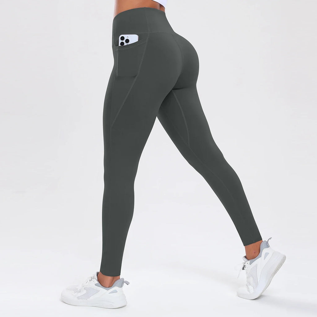Elevate Your Workout with Our Women's High Waist Yoga Pants Featuring Butt Lifting and Tummy Control - Perfect for Fitness Enthusiasts!