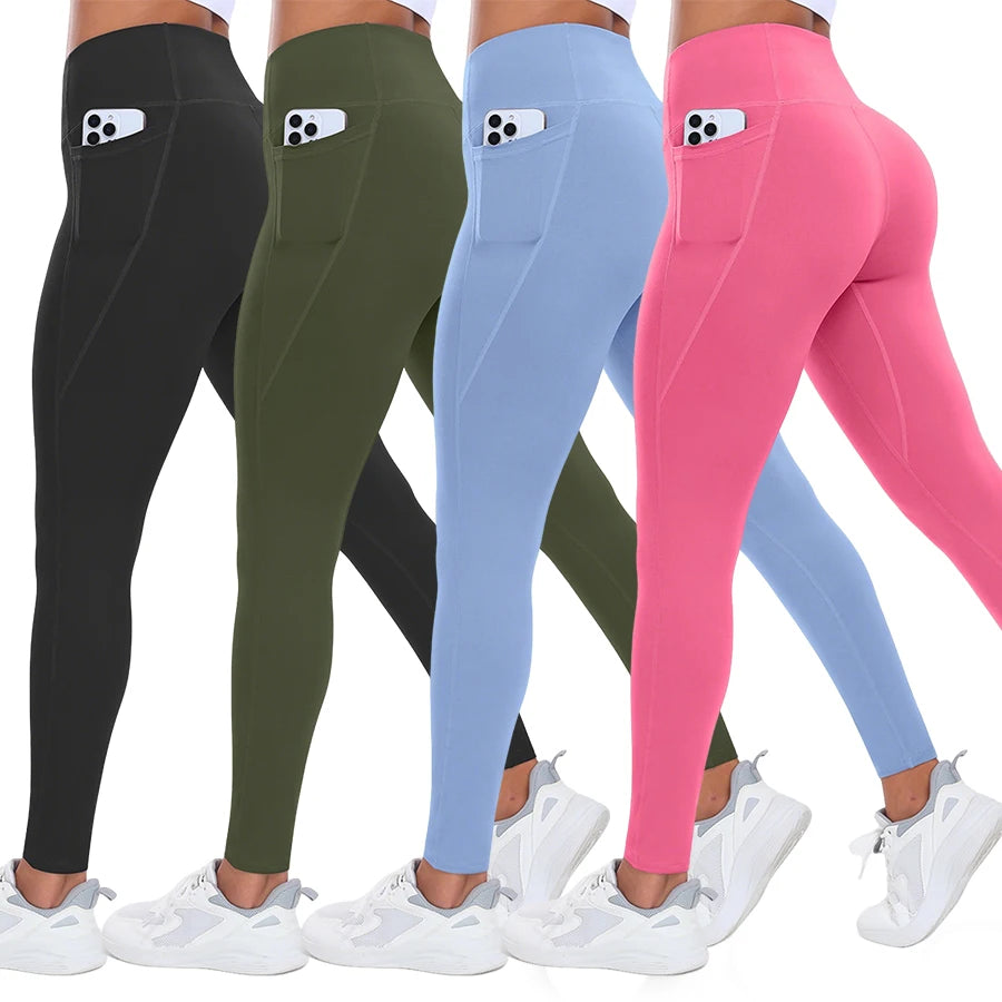 Elevate Your Workout with Our Women's High Waist Yoga Pants Featuring Butt Lifting and Tummy Control - Perfect for Fitness Enthusiasts!