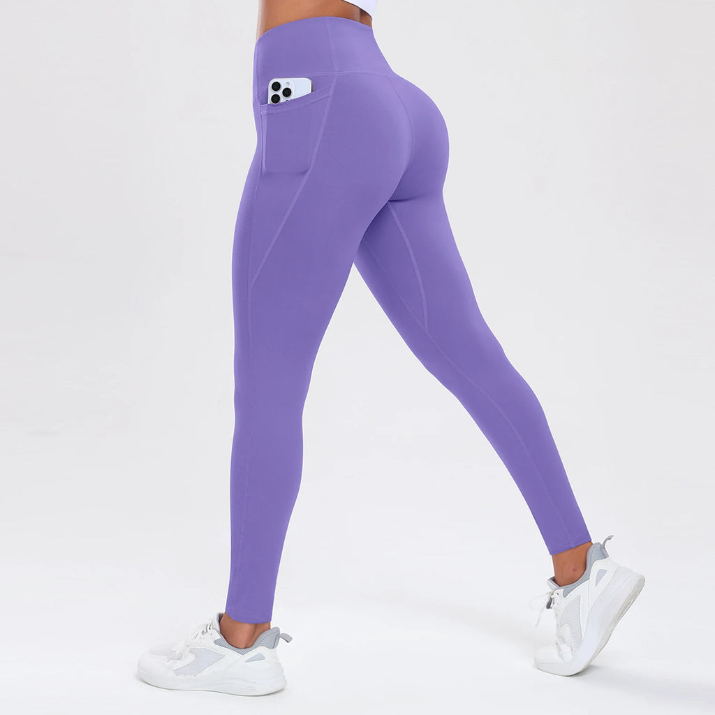 Elevate Your Workout with Our Women's High Waist Yoga Pants Featuring Butt Lifting and Tummy Control - Perfect for Fitness Enthusiasts!