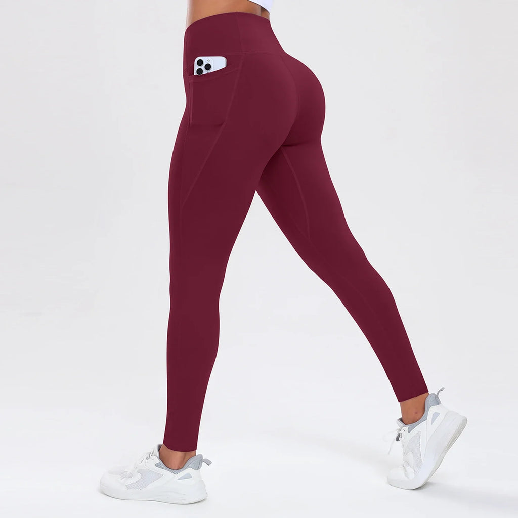 Elevate Your Workout with Our Women's High Waist Yoga Pants Featuring Butt Lifting and Tummy Control - Perfect for Fitness Enthusiasts!